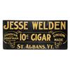 Image 1 : Jesse Welden 10 Cent Cigar Cardboard Sign