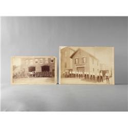 Lot of two early Fireman photo's 