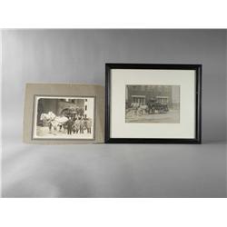 Lot of two early Fireman photo's
