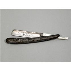 Celluloid Handled Straight Razor