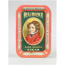 Rubini Cigars Tin Tip Tray