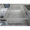 Image 2 : 4-Full, Half and Quarter Size Lidded Insert Pans - 4 X $