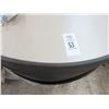 Image 2 : 41-Tan w/Brown Trim Round 4 Top Table Top - 41 X $