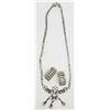 Image 2 : VINTAGE SILVER TONED RHINESTONE NECKLACE