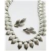 Image 1 : SET! VTG CORO SILVER TONED FASHION NECKLACE