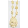 Image 1 : CARVED BONE BEADED ELEPHANT NECKLACE