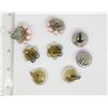 Image 3 : 4-PAIRS OF VTG CLIP ON BEADED/LUCITE