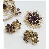 Image 2 : SET! (2)VTG GOLD TONED BROOCHES WITH VIOLET