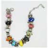 Image 1 : STERLING CHARM BRACELET LOADED WITH CHARMS