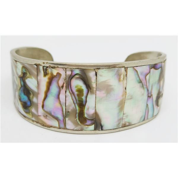 MEXICO MARKED ABILONE INLAY CUFF