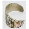Image 2 : MEXICO MARKED ABILONE INLAY CUFF