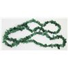 Image 1 : 34 INCH CHIPPED JADITE STONE NECKLACE