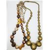Image 2 : 2-CHUNKY VTG FASHION BEADED NECKLACES