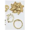 Image 3 : 5-VINTAGE GOLD TONED BROOCHES: HAR-SARAH