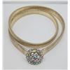 Image 2 : 28 INCH VTG GOLD TONED WOMEN'S STRETCHY