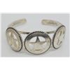 Image 2 : SET! SILVER TONED STAR DESIGN CUFF WITH