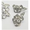 Image 2 : VINTAGE WEISS SILVER TONED RHINESTONE BROOCH