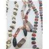 Image 2 : 3-VTG POLISHED NATURAL STONE BEADED NECKLACES