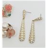 Image 2 : 3-PAIRS OF VTF CLIP ON/PIERCED EARRINGS