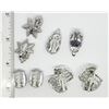 Image 2 : 4-PAIRS OF VTG CLIP ON EARRINGS: TRIFARI