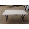 Image 1 : Lifetime Folding Leg Poly Top Table 24"×48"