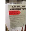 Image 3 : Pull Up 5.5' Christmas Tree with Lights 