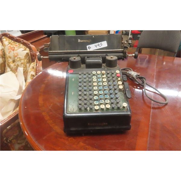 Burroughs Vintage General Store Electric Adding Machine