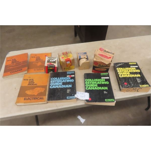 3 Ford 75-76 Shop Manuals, 3 Mitchell Auto Guide Manuals, New Old Stock ...