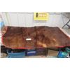 Image 1 : Vintage Cow Hide Blanket Approximately 68" x 68"