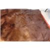 Image 2 : Vintage Cow Hide Blanket Approximately 68" x 68"