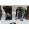 Image 2 : Antique Camera Lot Including: 2 Kodak Box Cameras, 1938 Kodak Folding Camera - Early 1900's Rare Kod