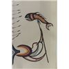 Image 2 : Original First Nations Water Color by Noted Indigenous Artist Roger Kakepetum 18" x 24" - seller sta