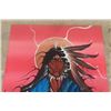 Image 2 : Vintage Original 1986 Jeffery McLeod First Nations Painting on Canvas Board - Noted Artist with Work