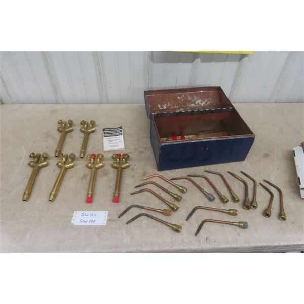 Tool Box with Welding Torches + Tips