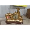 Image 2 : United Asian Fisherman Clock - Works + Snider Clock with Chrome Horse