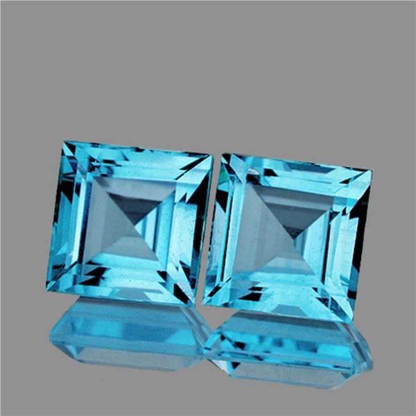 Natural Sky Blue Topaz Pair  [Flawless-VVS]