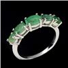 Image 2 : Natural Colombian Emerald Ring