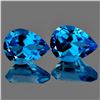 Image 1 : Swiss Blue Topaz Pair 9x7 MM {VVS}