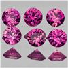 Image 1 : Natural Red Pink Sapphire 3.30 MM, 6 Pcs [Flawless-VVS]
