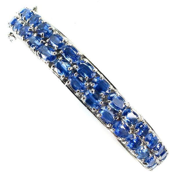 Natural Unheated  Blue Kyanite Bangle