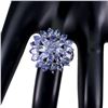 Image 3 : Natural Stunning Tanzanite Flower Ring