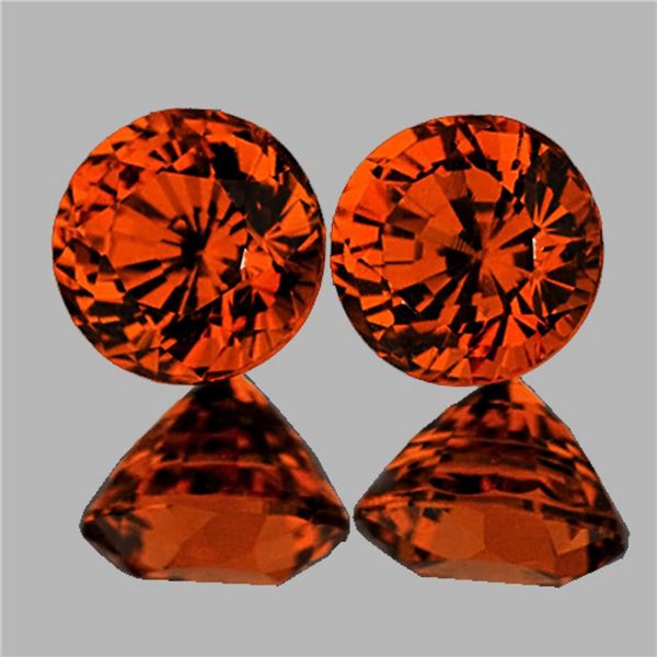 Natural Intense Mandarin Orange Spessartite Garnet {Flawess-VVS}