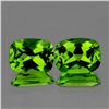 Image 1 : Natural AAA Green Peridot Pair {Flawless-VVS}