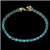 Image 1 : Natural Stunning Brazil Paraiba Blue Apatite Bracelet