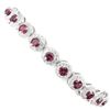 Image 2 : Natural Rhodolite Garnet Bracelet