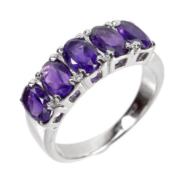 Natural Amethyst Ring