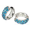 Image 2 : Natural Brazil Paraiba Blue  Apatite Earrings