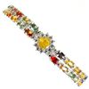 Image 1 : Natural Multicolored Sapphire Bracelet