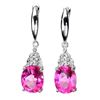 Image 1 : Natural  Pink Topaz  Earrings