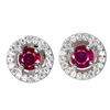 Image 1 : Natural Stunning Red Ruby Earrings